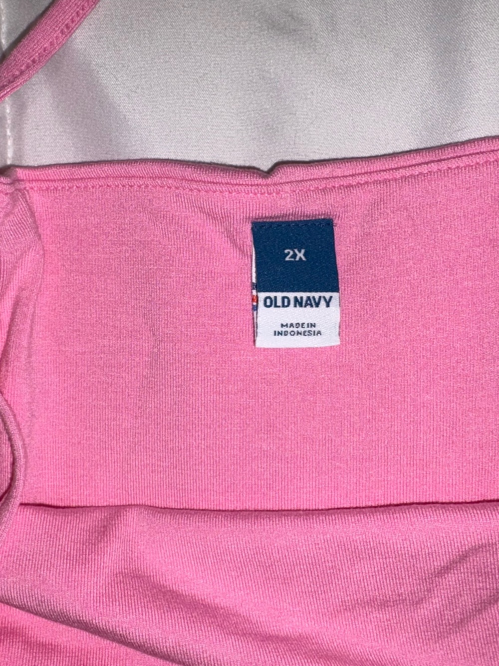 Old Navy Fit & Flare Strappy Mini Dress  Pink - sz 2X - NWT - Picture 5 of 7